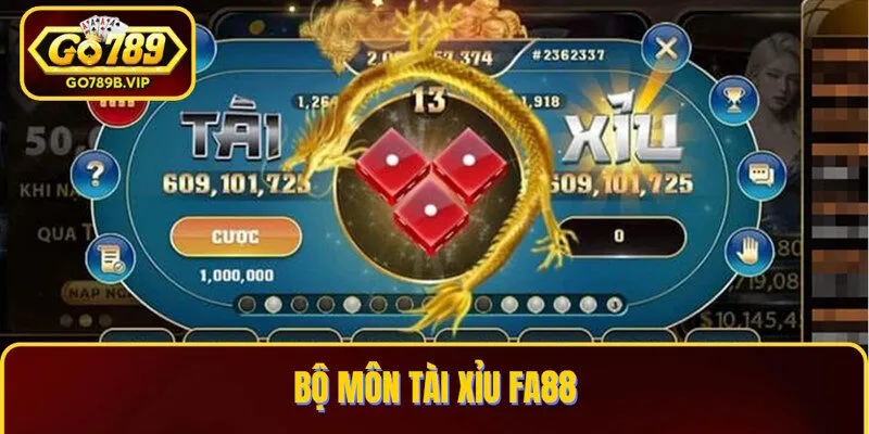 Tài Xỉu là trò chơi cực hot tại website FA88