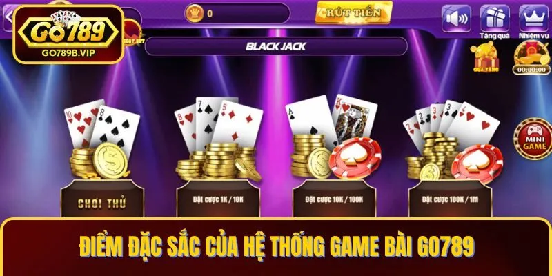 Điểm đặc sắc của hệ thống game bài Điểm đặc sắc của hệ thống game bài